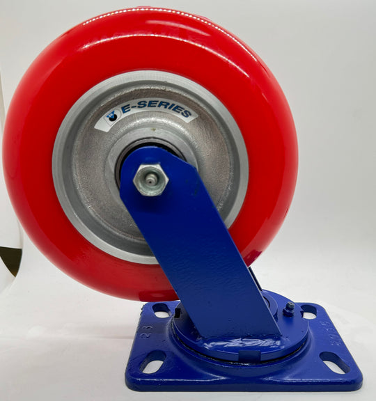 Forged Steel 8"x2" Ergonomic Swivel Caster