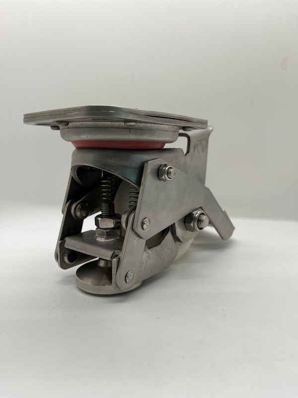 LevelMaster Retractable Stainless Steel Leveling Caster