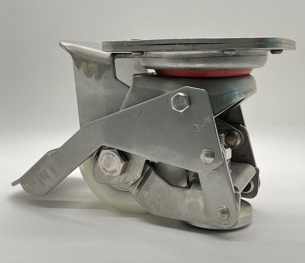 LevelMaster Retractable Stainless Steel Leveling Caster