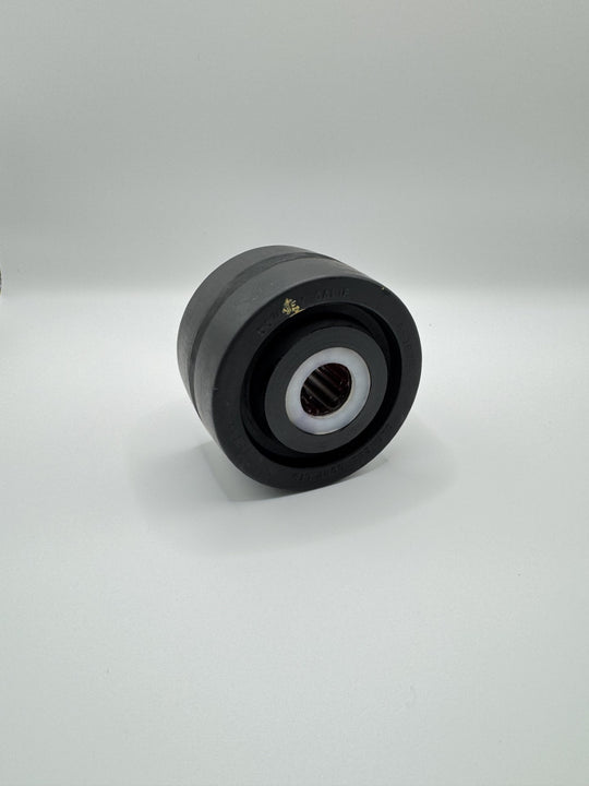 4" x 1-13/16" Hi-Cap Neoprene Rubber Wheel 440 LB Load Capacity Roller Bearing