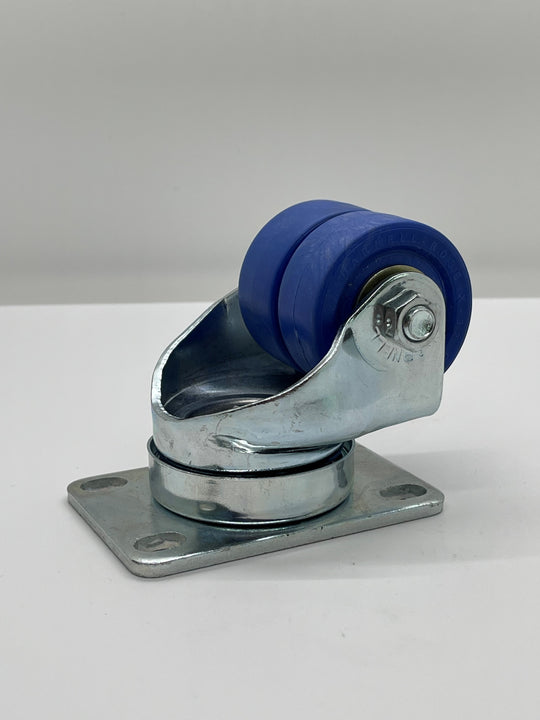 2" Diameter Glass Filled Nylon Dual Wheel Swivel Caster