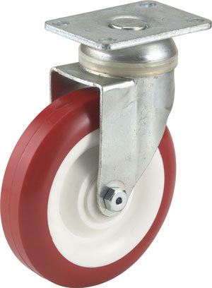 5" x 1-1/4" Polyurethane Tread Sealed Swivel Caster Non Marking